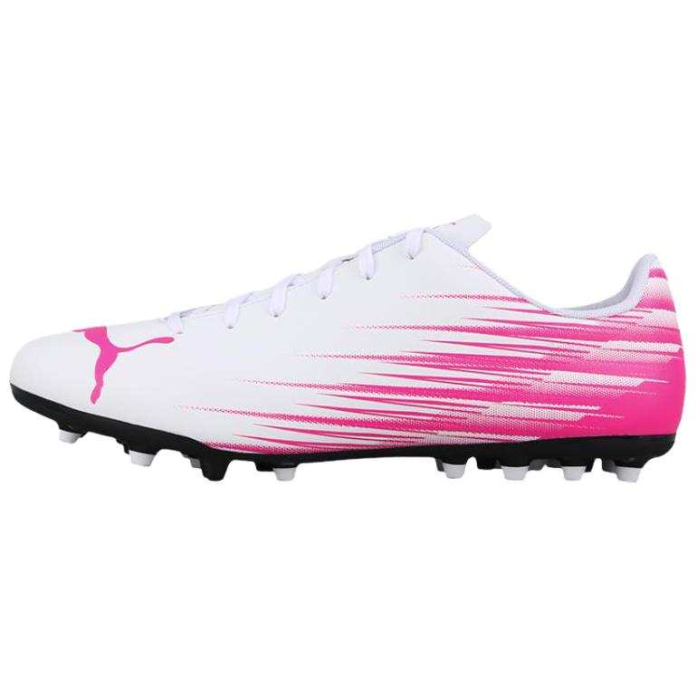 PUMA ATTACANTO 2 Abrasion Resistant Breathable Soccer Shoes Unisex Pink White
