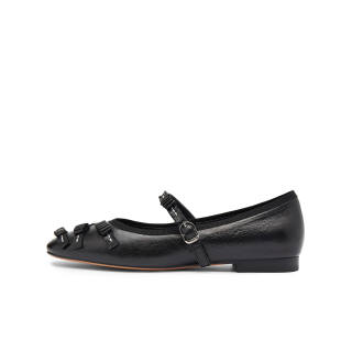 ELLE French Mary Jane Shoes Ballet Shoes Low Vamp Unlined Shoes Women's 2025 Women's Shoes