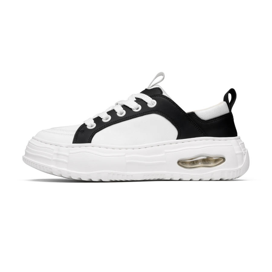 Millies MILLIE'S Low top Skateboard Shoes Men's Black White