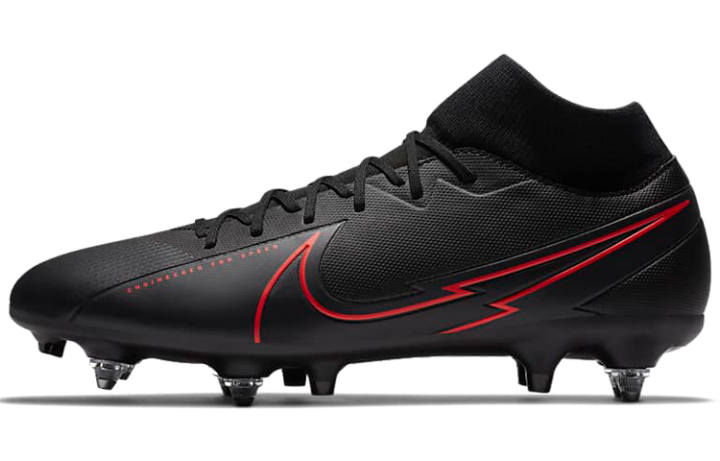 Nike Nike Mercurial Superfly 7 Academy SG PRO Anti Clog Traction 'Black Red'