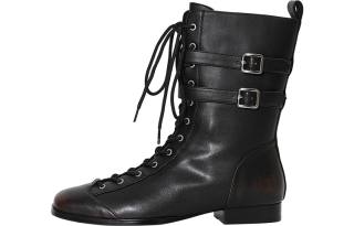 URBAN REVIVO Synthetic Leather Ankle Boots 2cm Women's Dark Coffee Brown