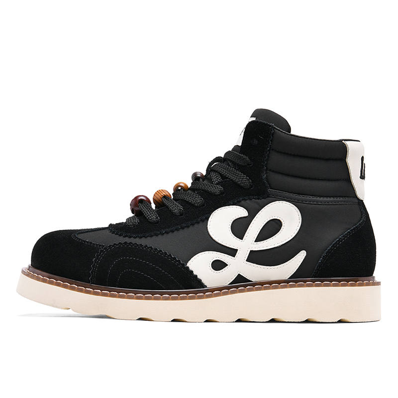 Lee Lee Ankle Boots Unisex Black White Colorway