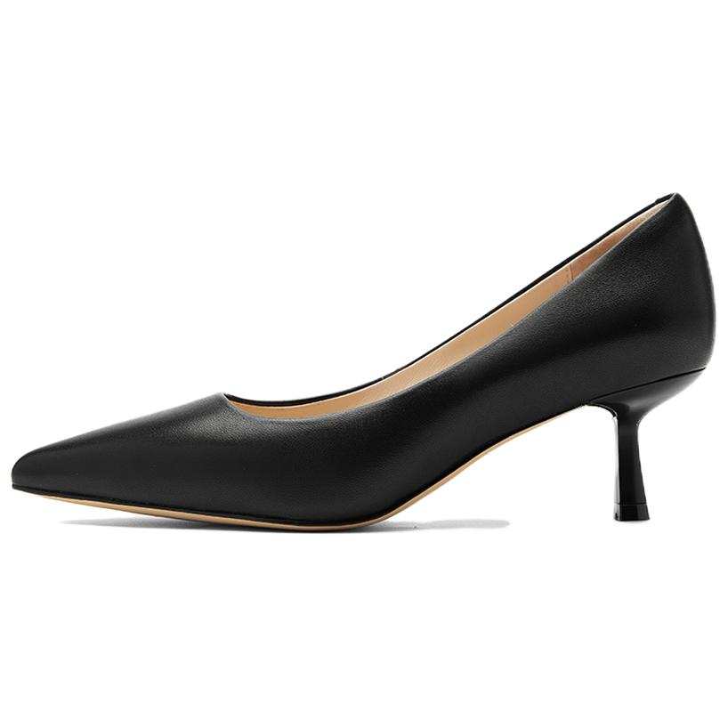 NINE WEST Sheepskin Slim Heel High Heels 5.5cm Women's