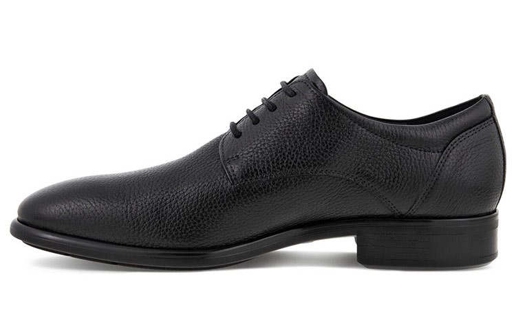 Ecco Citytray Compatible Journey Collection Top Grain Cow Leather Dress Shoes Men's Black
