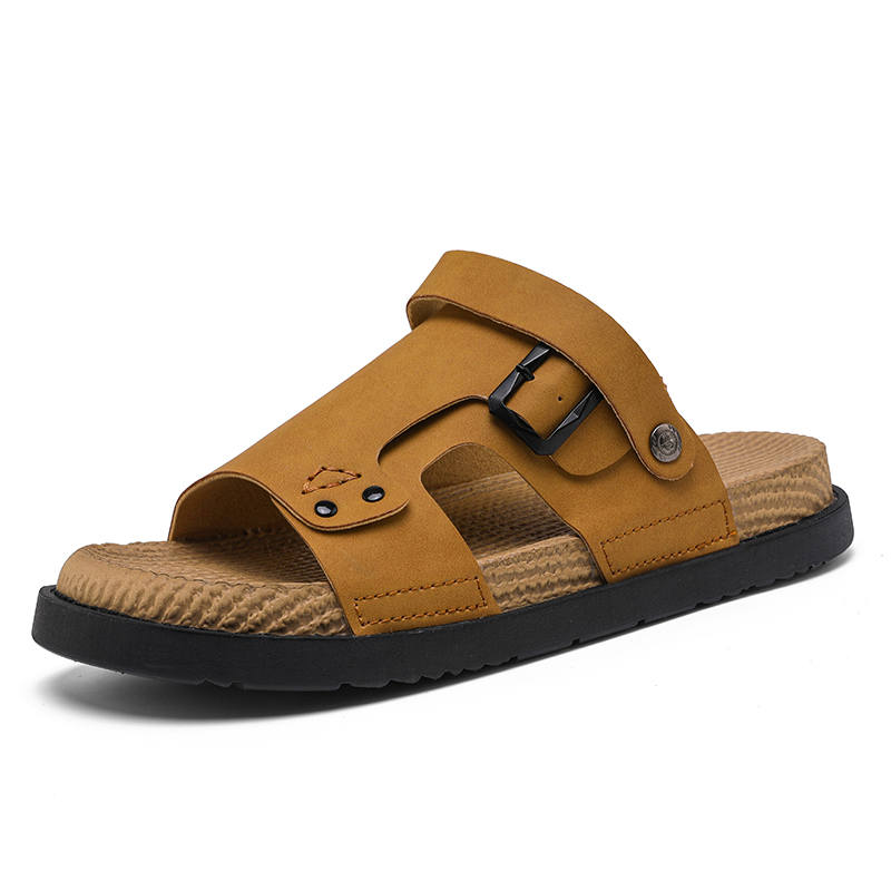 NANJIREN Synthetic Leather Beach Sandals Men's