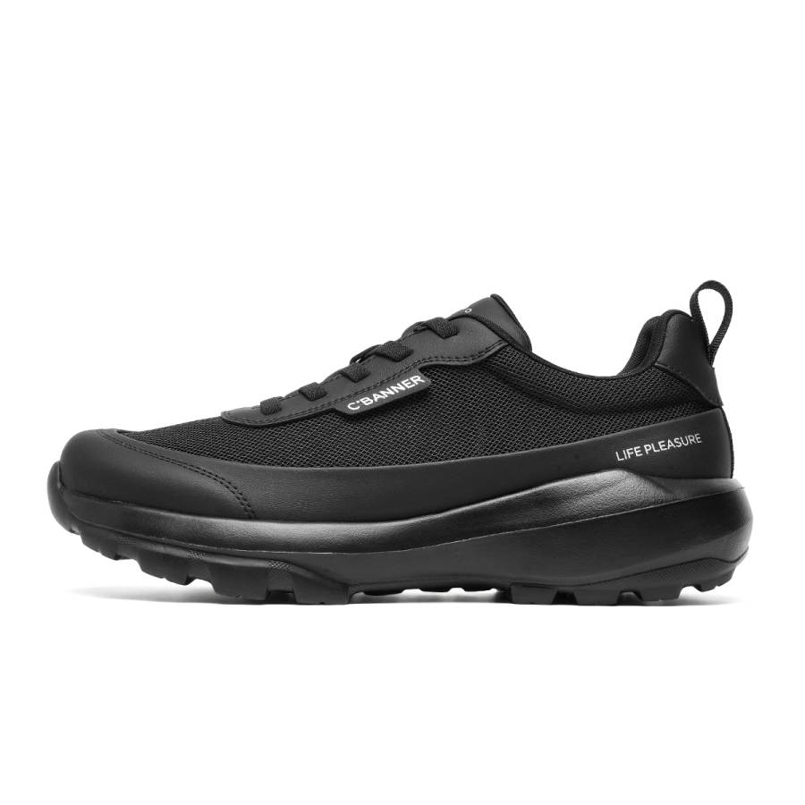 C°BANNER Synthetic Leather, Textile Low top Casual Shoes Men's Black