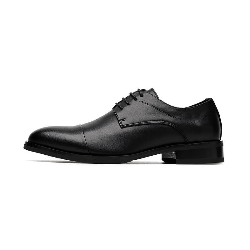 LUOMAIKE Microfiber Leather Dress Shoes Men's Black