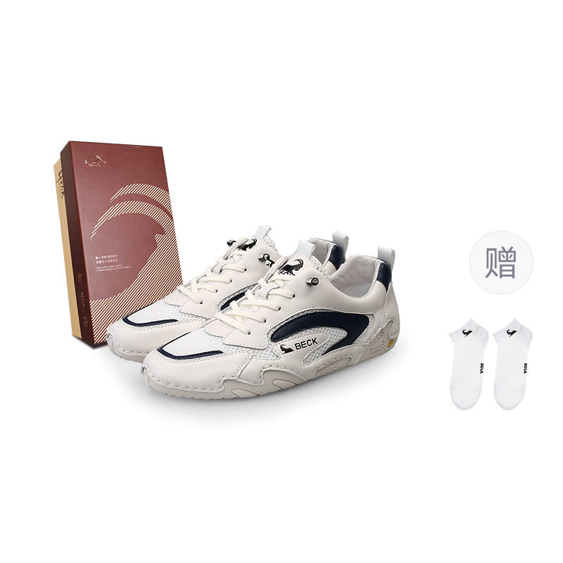 BECK Wild Echo Collection Synthetic Leather Cushioning Slip Resistant Abrasion Resistant Breathable Coverage Low top