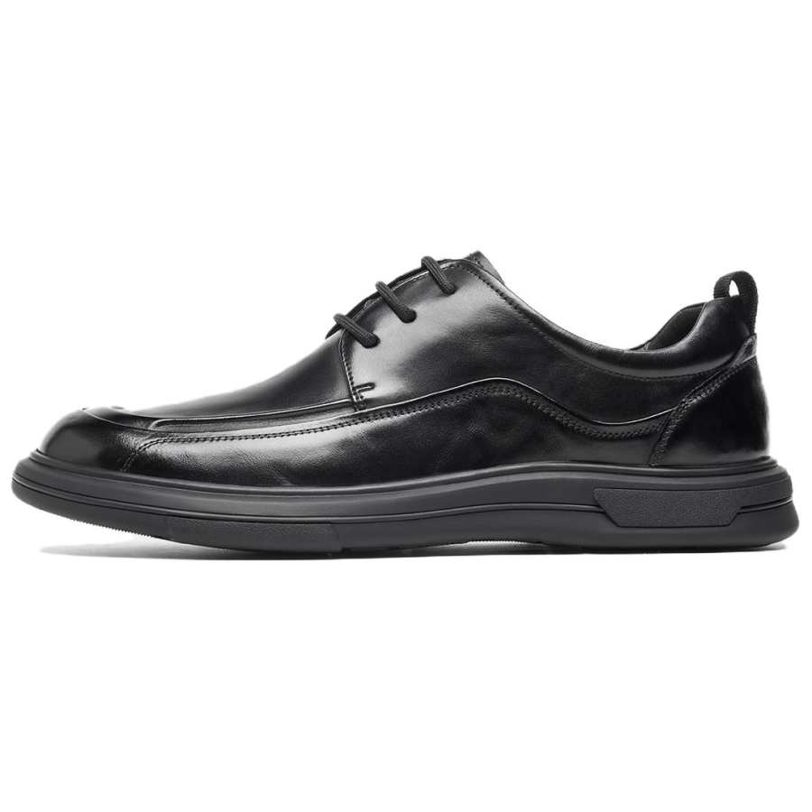C°BANNER Cow Leather Casual Shoes Men's Black