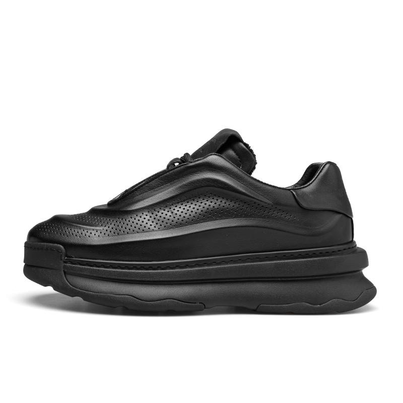 PARDASAUL Men's Casual Shoes Men's Low Top Black/White