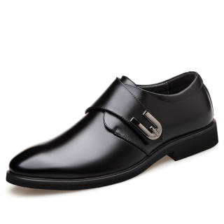 BATUTENG Dress Shoes Men's Low Top Black/Brown