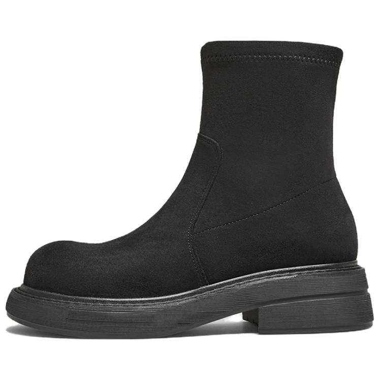 BASTO BASTO Fabric Ankle Boots Women's Black