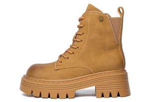 SEMIR Microfiber Leather 6.5cm Combat Boots Women's