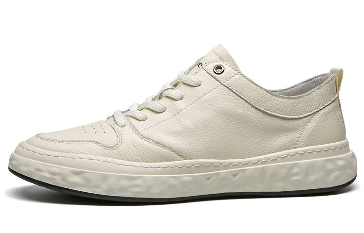 LEAVELAND Stylish Skateboarding Shoes Men's White