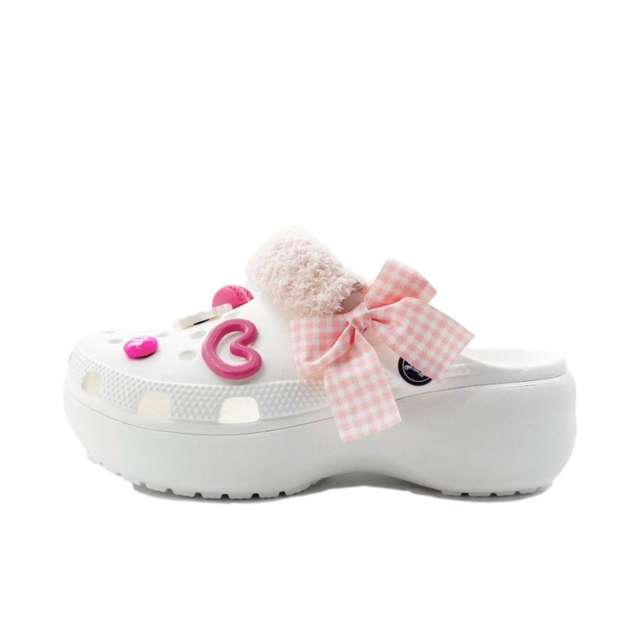 Crocs Crocs Classic Platform Clog EVA Clogs Unisex White