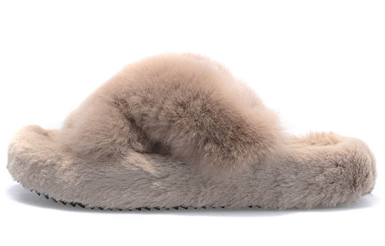 SEMIR Slide Slippers Women's Khaki/Ecru/Black