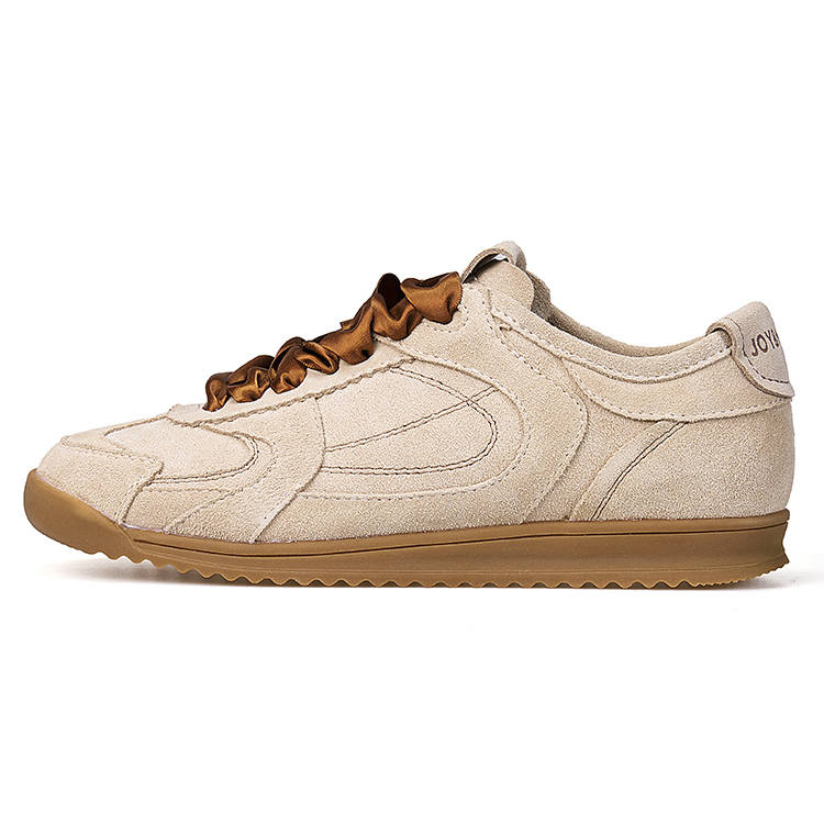 Joy&Mario Cow Split Leather Lightweight Low top Casual Shoes Women's