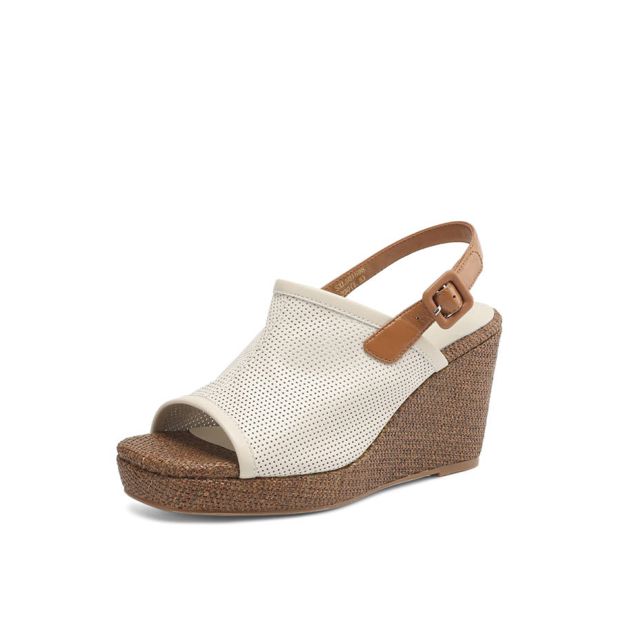 Rosa Bianca Sheepskin One Strap Sandals Women's