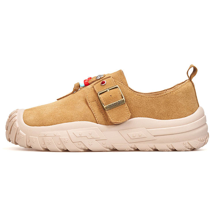 Joy&Mario Cow Split Leather Height Increasing Low top Casual Shoes Women's