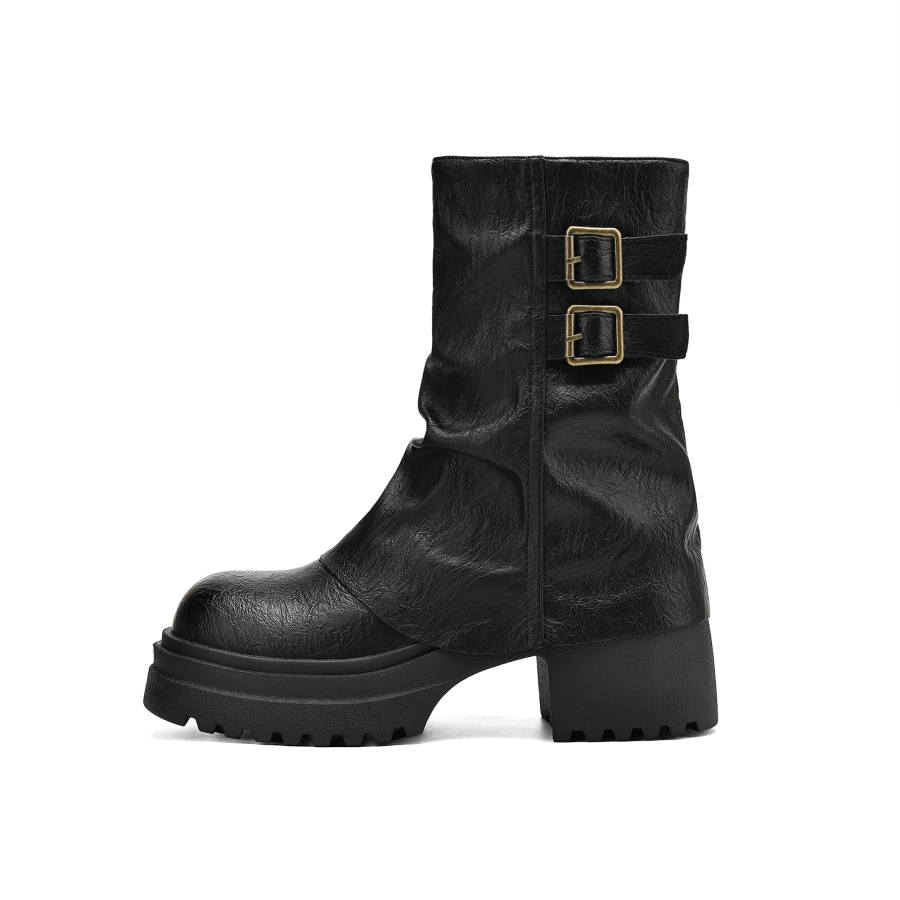 DAPHNE DAPHNE Ankle Boots Women's Brown Unlined/Black Unlined