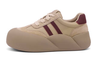 Mr.shang Low top Casual Skate Shoes Women's Apricot