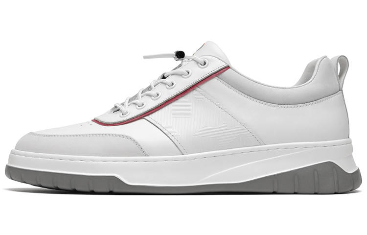 ROBERTA DI CAMERINO Cow Leather Slip Resistant Abrasion Resistant Low top Skateboard Shoes Men's White