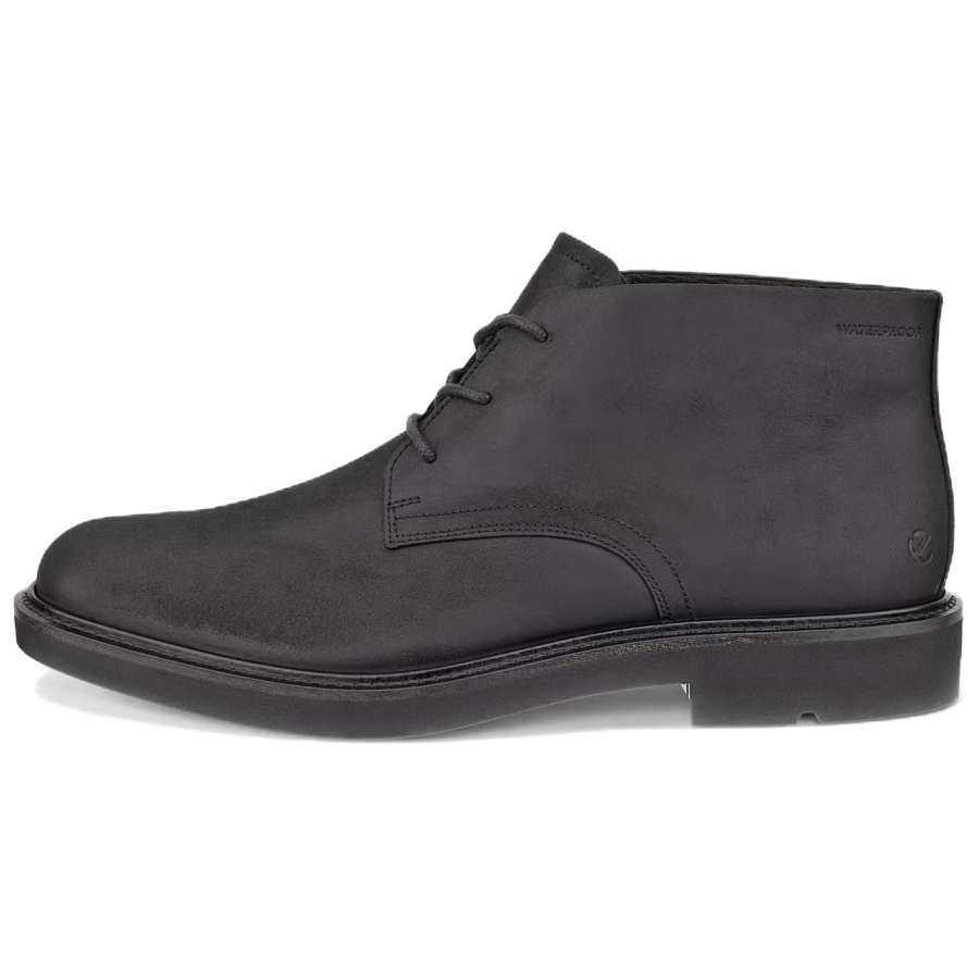Ecco Ecco Metropole London Nubuck Ankle Boots Men's Black