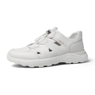 VOLO Cow Leather Breathable Cushioning Height Increasing Breathable Cushioning Height Increasing Low top Casual Shoes