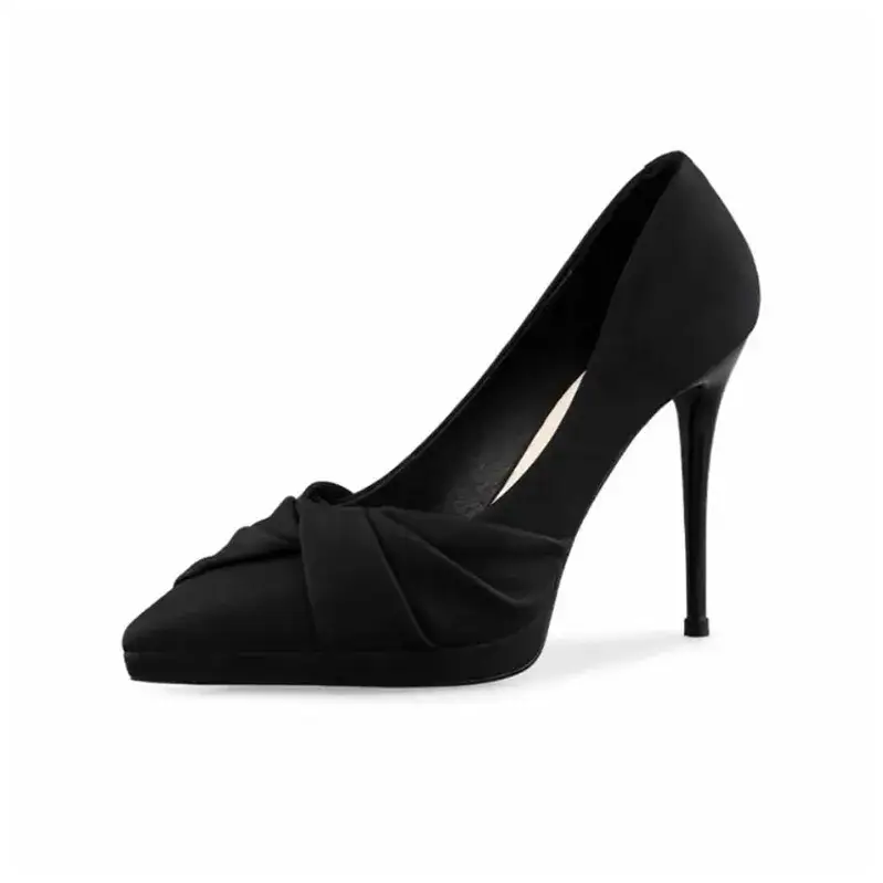 DAWEIJIA Microfiber Leather High Heels Women's Gift Box Set
