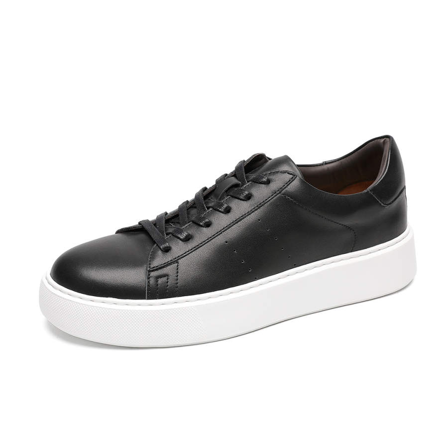 Devanro Devanro Top Grain Cow Leather Height Increasing Abrasion Resistant Breathable