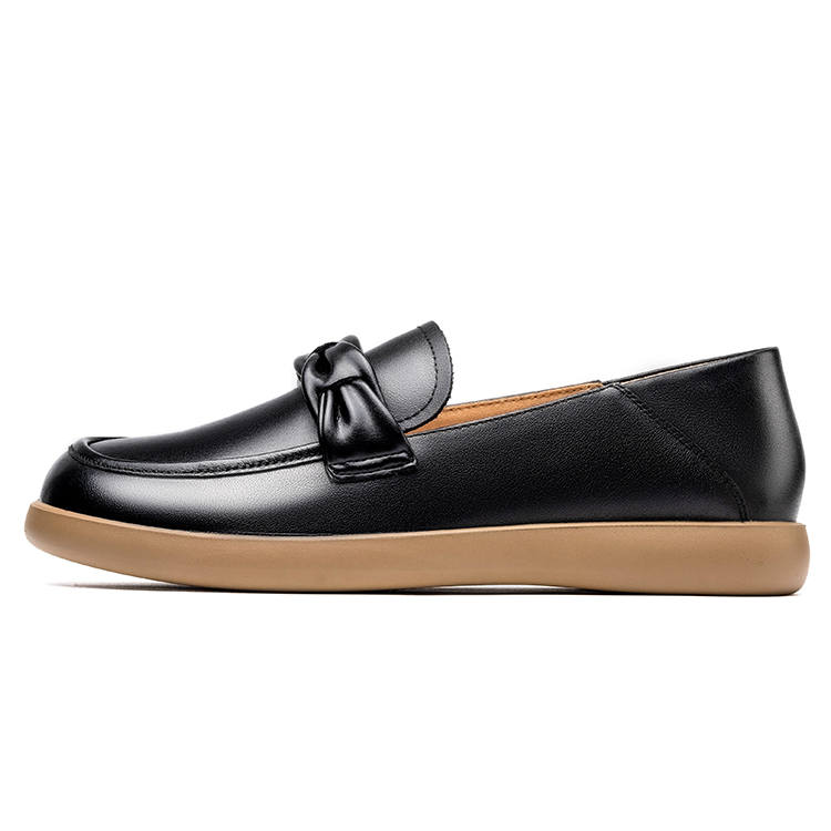 LAORENTOU Loafers Women's Black/Ecru