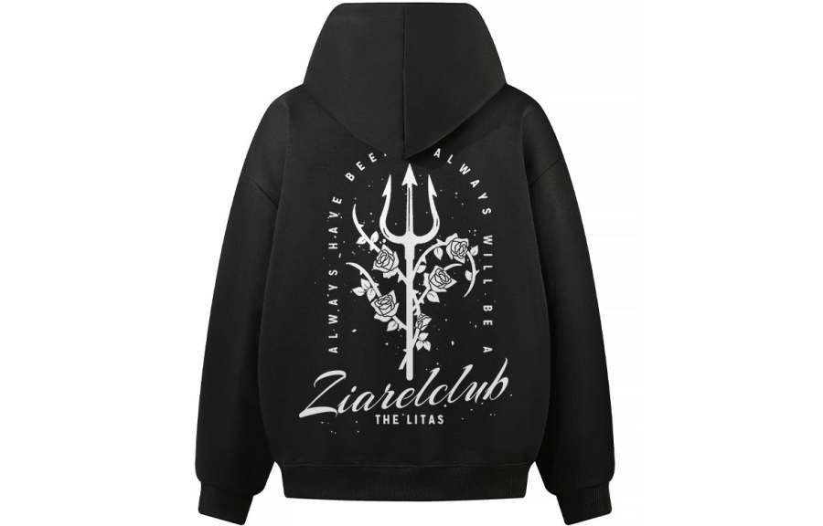 ZIAREL Sweatshirts Unisex Hooded Moderate Heavyweight