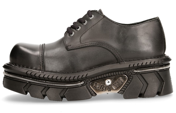 NEW ROCK Casual Shoes Unisex Low Top Black