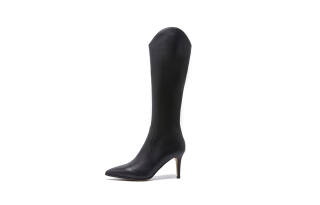 VEDULLAR Top Grain Cow Leather Knee high Boots Women's