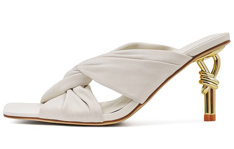 CICIFOR Sheepskin Irregular Heel High Heels 8cm Women's