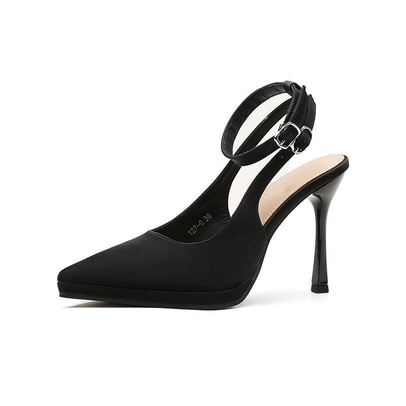 Zubumei High Heels Women's Black Beige