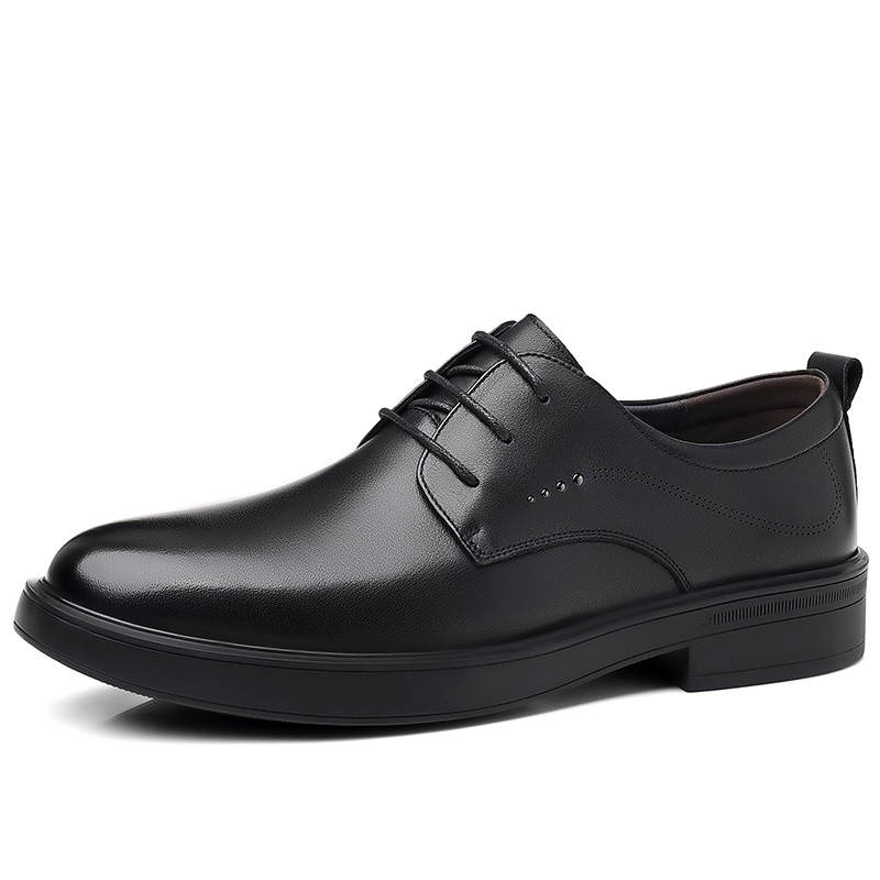 LUOMAIKE Cow Leather Dress Shoes Men's Black
