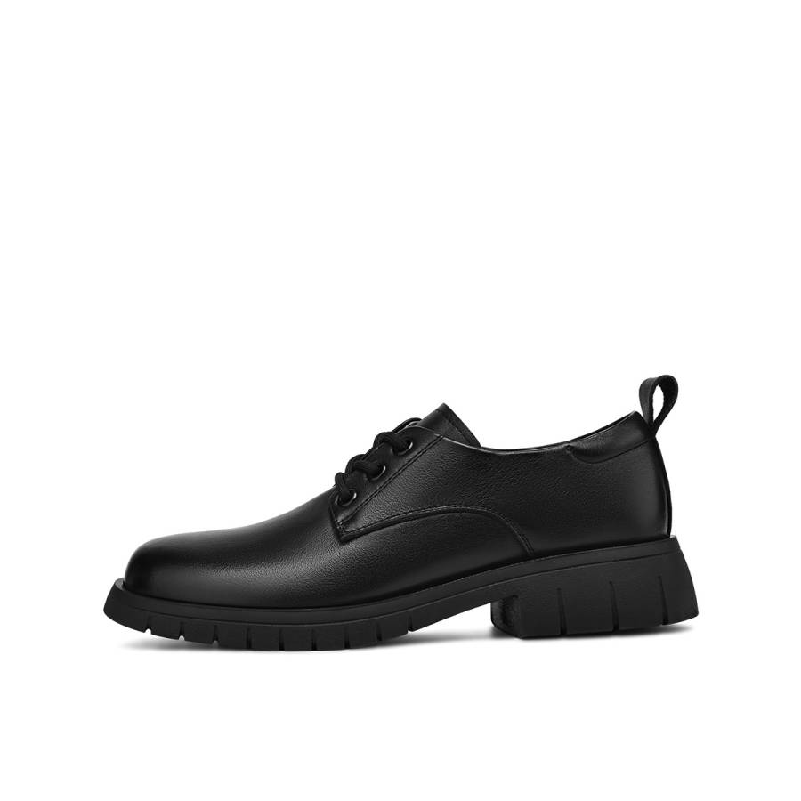 BOERDIQI Derby Shoes Top Grain Cow Leather Casual Shoes 3.5cm Women's