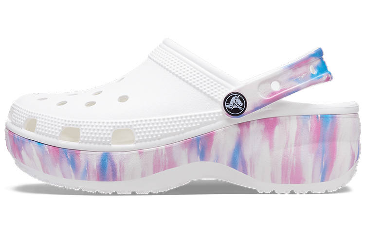 Crocs Crocs Classic Platform Dream Clog 'White Purple' Women's