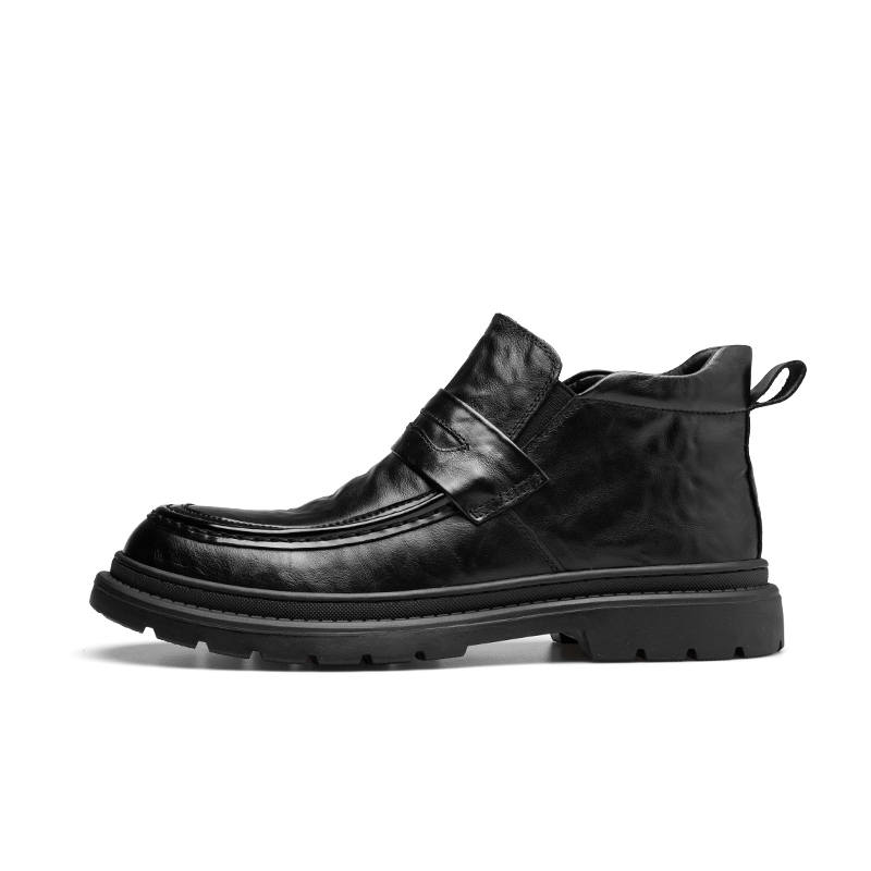 PARDASAUL Cow Leather Abrasion Resistant Abrasion Resistant Short Outdoor Boots Men's Black