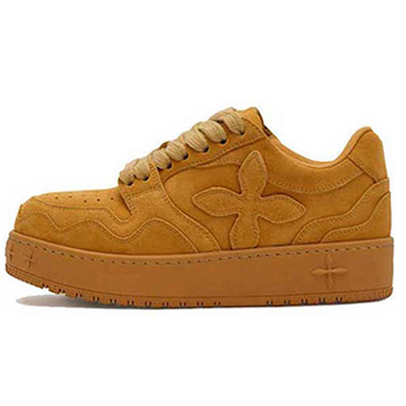 SMFK Stylish Skateboarding Shoes Women's Gingerbread