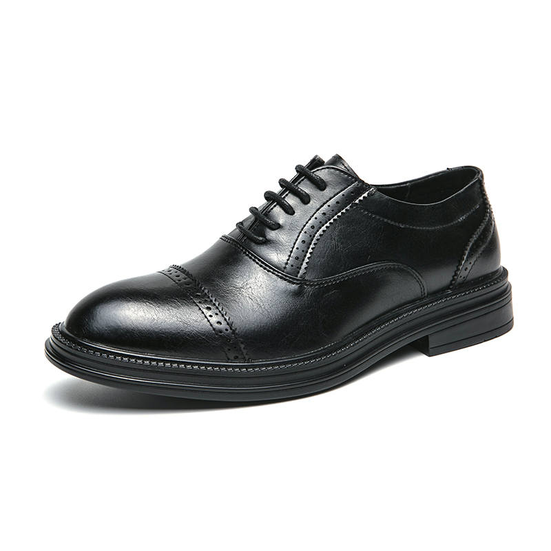 PEHL Dress Shoes Men's Low Top Black/Brown