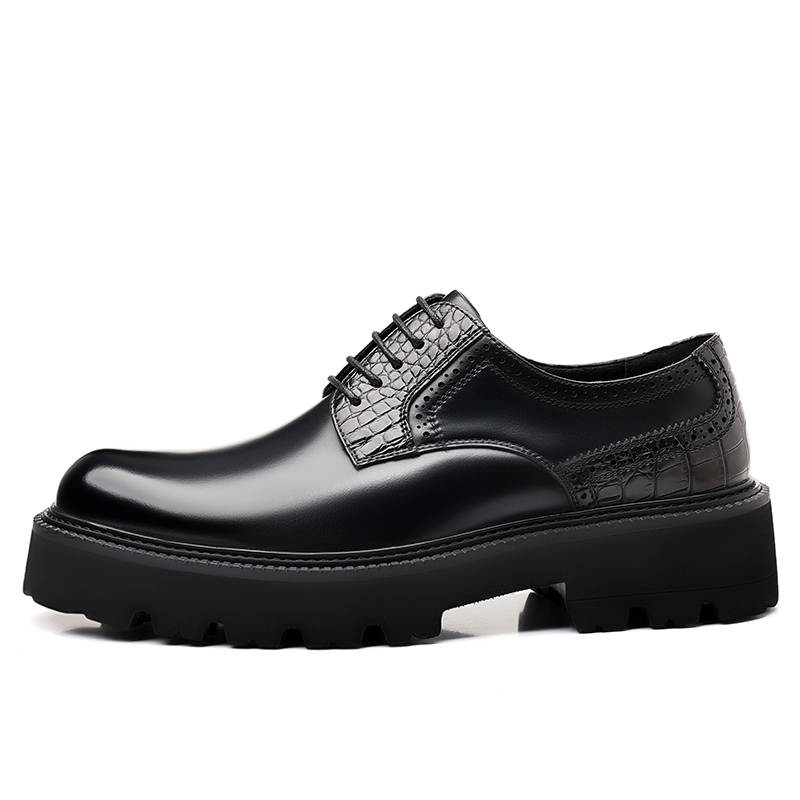 PEHL Cow Split Leather Casual Leather Shoes Men's