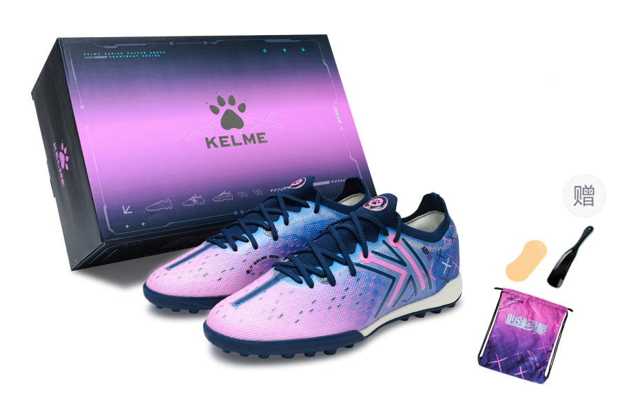 KELME Quick Spark 5.0 TF Turf Cushioning Slip Resistant Abrasion Resistant Breathable Coverage Soccer Shoes Men's