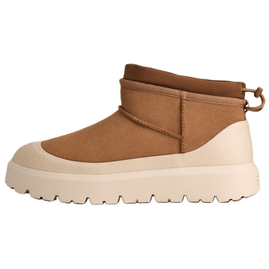 UGG CL ULTRA MINI WEATHER Suede Thermal Fleece Lined, Versatile Round Tip, Colorful Shell Short Snow Boots Men's