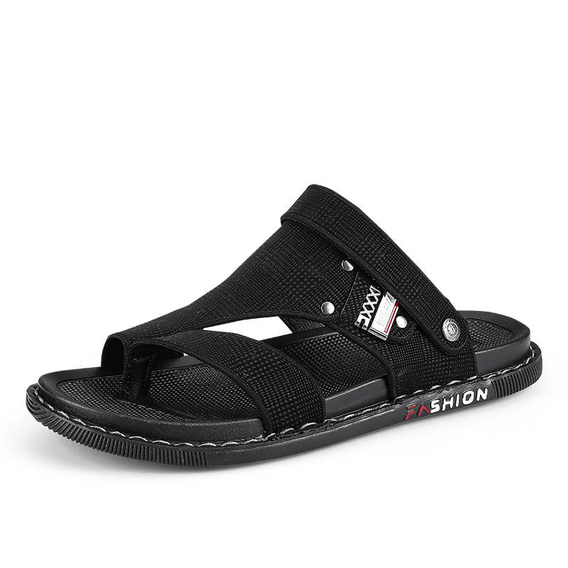 CAOZE Rubber Sole Stitching No Special Function Abrasion Resistant Slip Resistant Flip Flops Men's