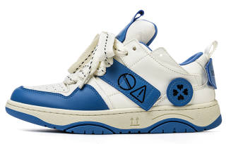 HART DAVIS Rebel II Stylish Skateboarding Shoes Unisex Blue White