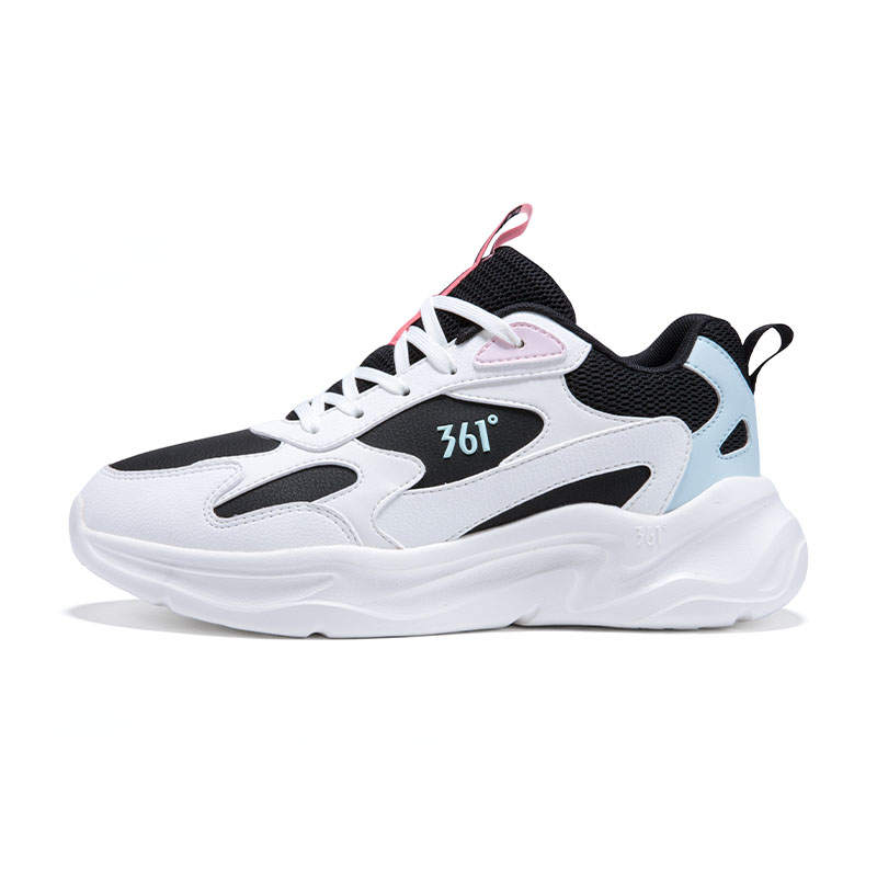 361° Mid top Fleece Lined Athletic Shoes Women's Feather White Obsidian Black
