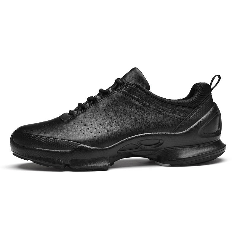 YIMINU Top Grain Cow Leather Low top Casual Shoes Men's