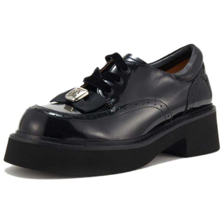 Teenie Weenie Cow Leather Casual Shoes 5.3CM Women's